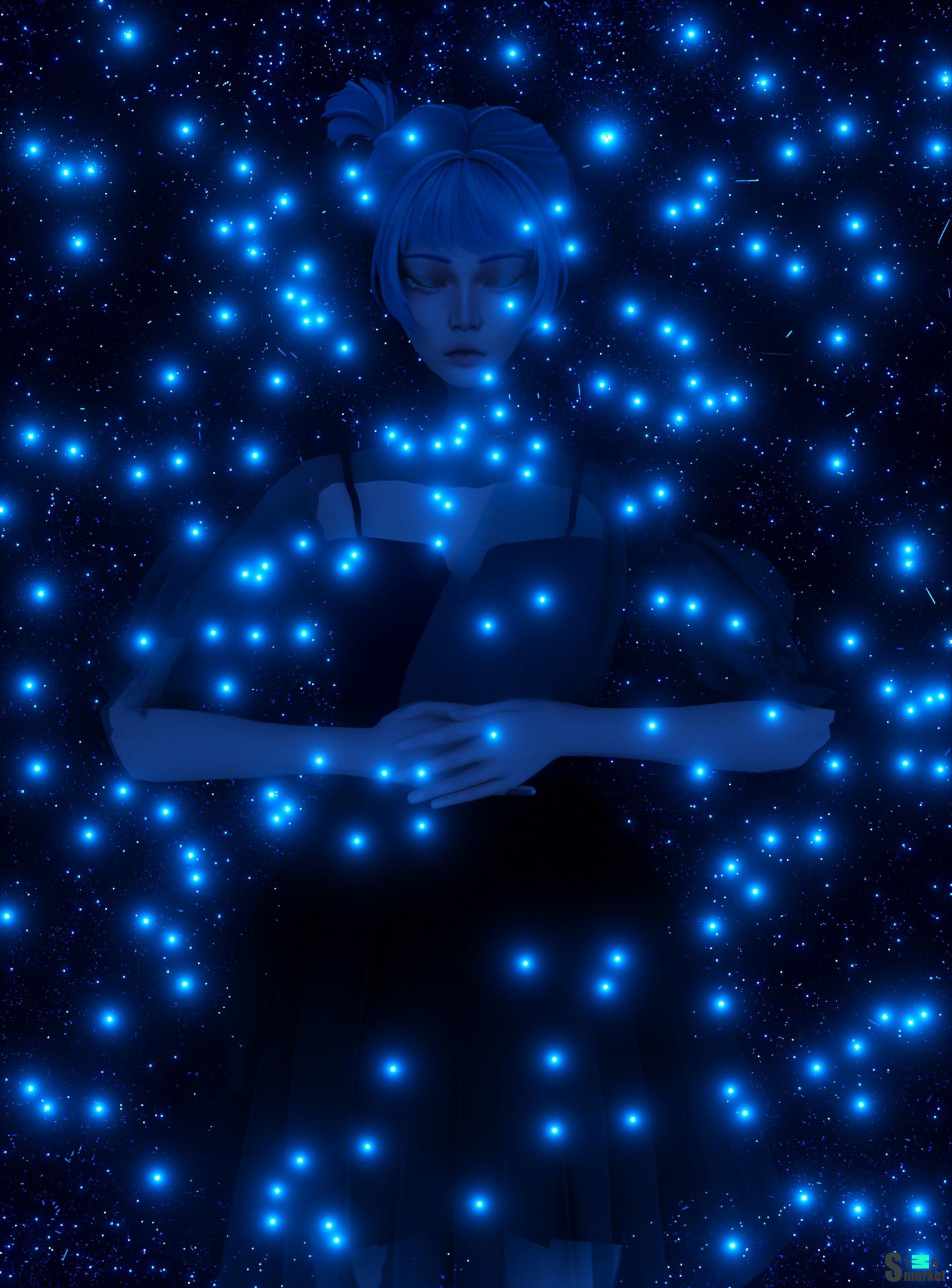 Платье Mareel by Qualentina для Симс 4. Скачать мод