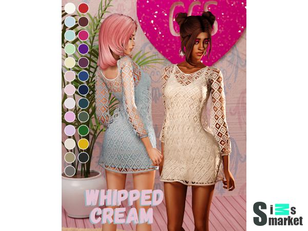 Платье may's by goodchillsstudio для Симс 4. Скачать мод