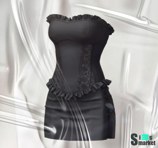 платье от Arltos для Симс 4. Скачать мод