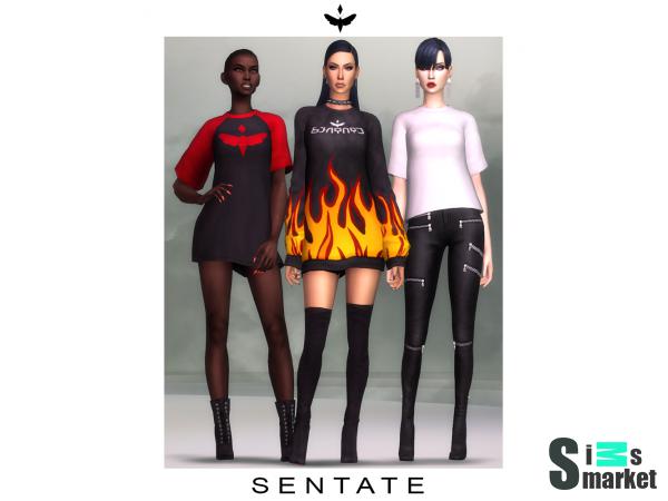 Платье redux pack by sentate для Симс 4. Скачать мод