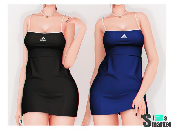 Платье sindy by plbsims для Симс 4. Скачать мод