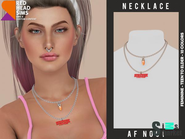 Подвеска af  by redheadsims для Симс 4. Скачать мод