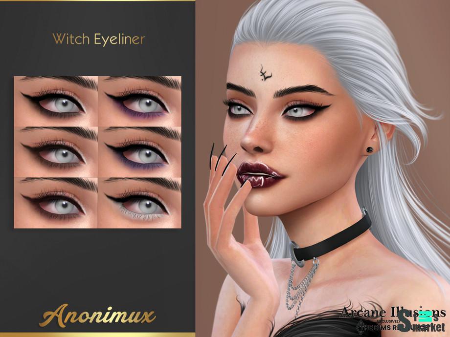 Подводка Witch by Anonimux Simmer для Симс 4. Скачать мод