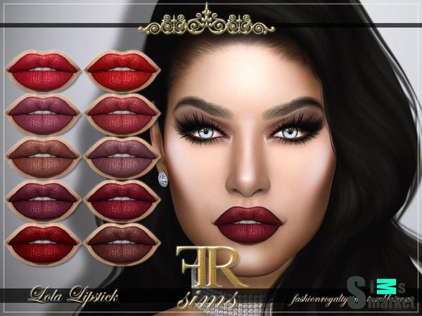 Помада от FashionRoyaltySims для Симс 4. Скачать мод