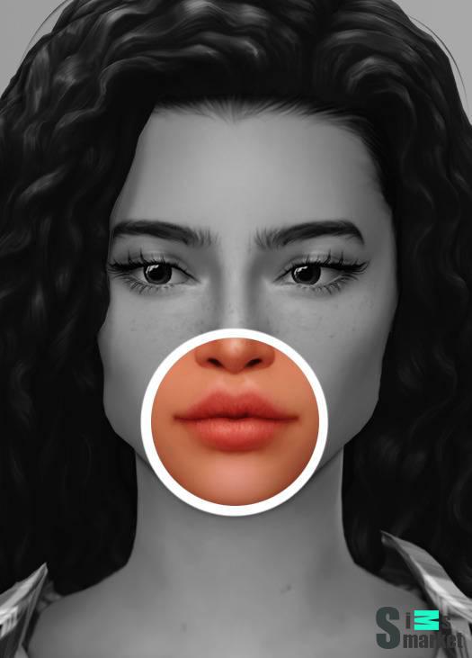 Пресет губ "Lip Preset 3" для Симс 4 для Симс 4. Скачать мод