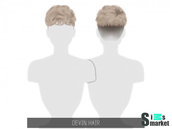 Прическа DEVIN HAIR от simpliciaty для Симс 4. Скачать мод