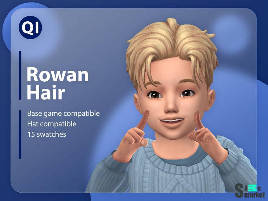 Прическа для малышей "Rowan Hair" для Симс 4 для Симс 4. Скачать мод