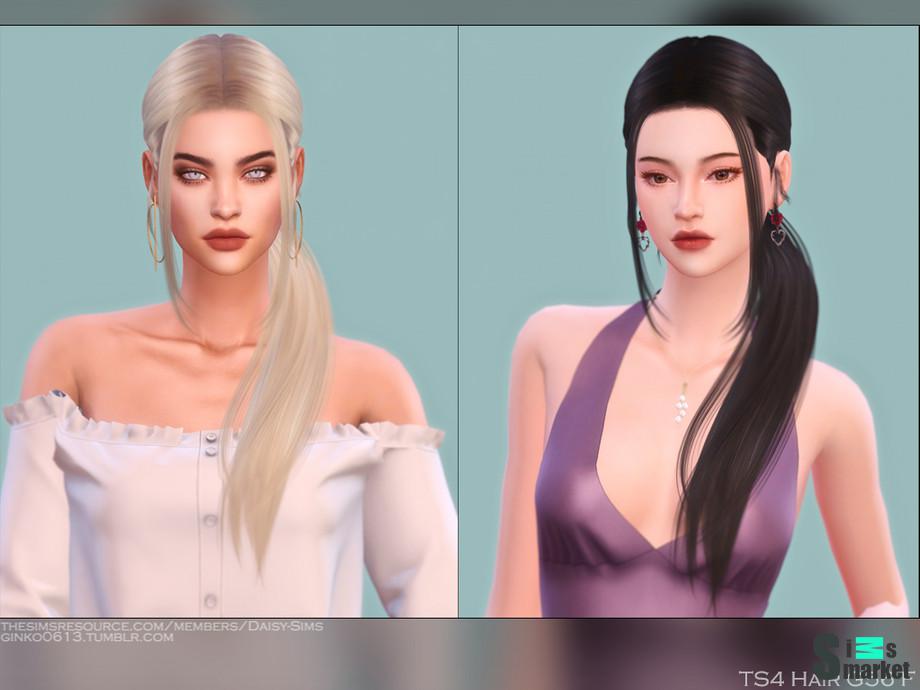 Прическа G56 by Daisy-Sims  для Симс 4. Скачать мод