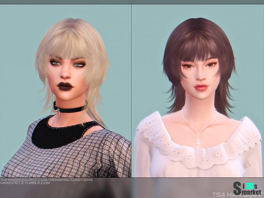 Прическа G64 by Daisy-Sims для Симс 4. Скачать мод