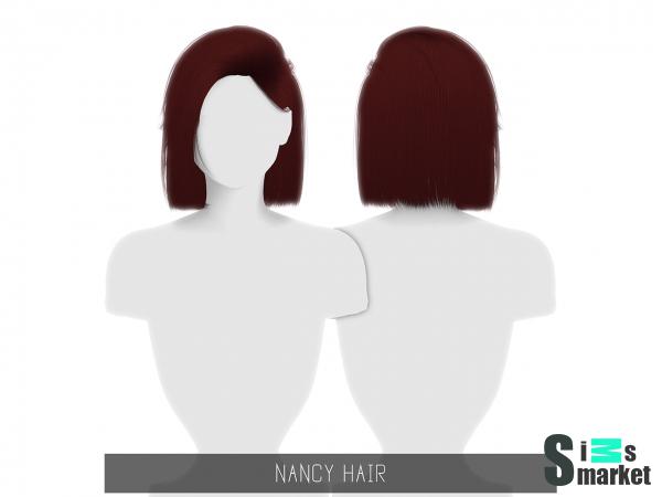 Прическа NANCY HAIR от simpliciaty для Симс 4. Скачать мод