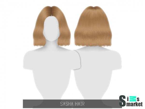 Прическа SASHA HAIR от simpliciaty для Симс 4. Скачать мод