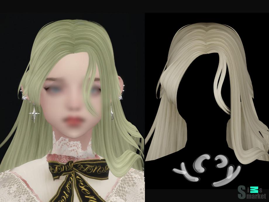Прическа ZAO by ZZZAOsims для Симс 4. Скачать мод