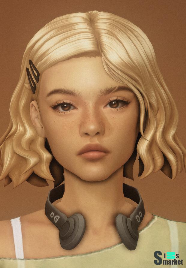 Причёска "camille hair" - для Симс 4 для Симс 4. Скачать мод