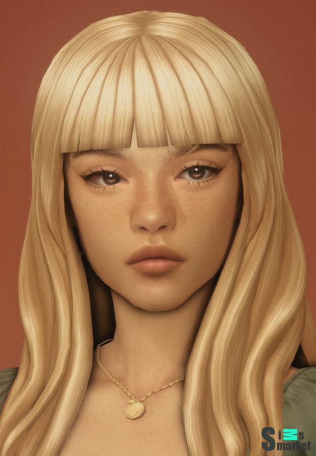 Причёска "teresa hair" - для Симс 4 для Симс 4. Скачать мод