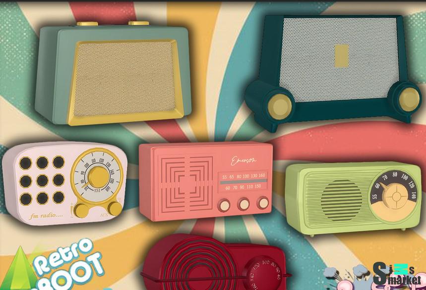 Радио Retro by ArwenKaboom для Симс 4. Скачать мод