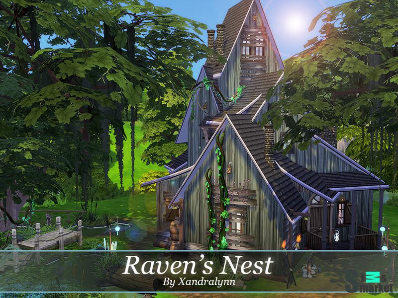 Ravens Nest от Xandralynn для Симс 4. Скачать мод