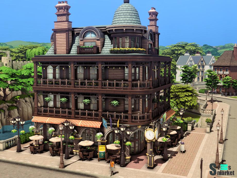 Ресторан  "British Pub"-для Симс 4 для Симс 4. Скачать мод