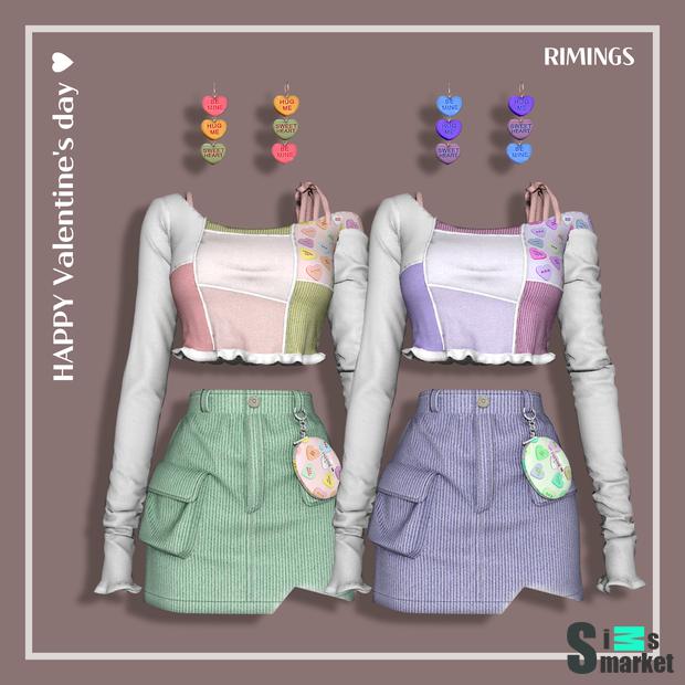 [RIMINGS] HAPPY Valentine's day &hearts; для Симс 4. Скачать мод