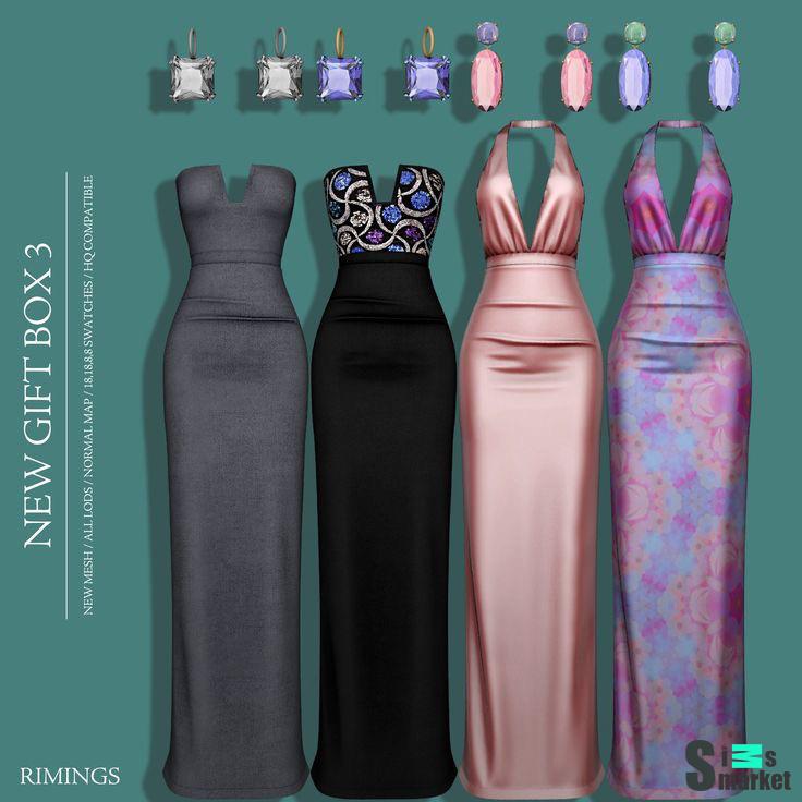 [RIMINGS]NEW GIFT BOX SET 3 для Симс 4. Скачать мод