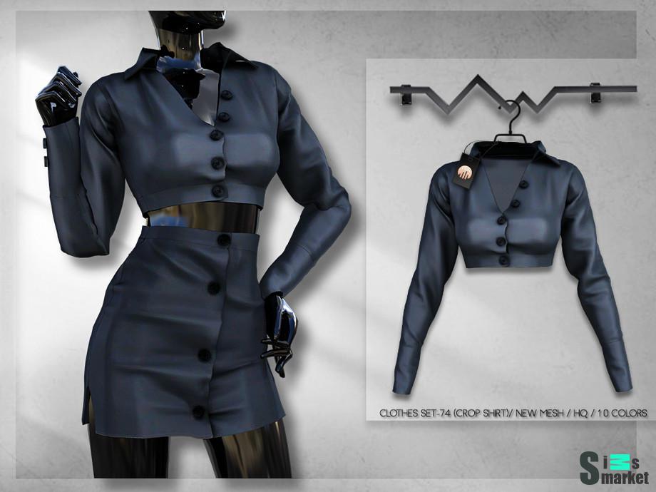 Рубашка BD288 by busra-tr для Симс 4. Скачать мод