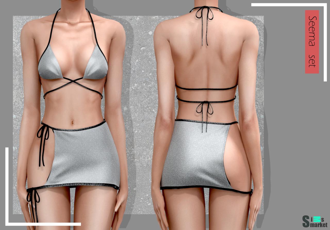 "Seema set" BELALOALLURE для Симс 4. Скачать мод