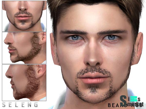Seleng - Beard N88 для Симс 4. Скачать мод