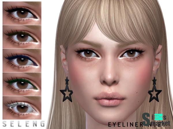 Seleng - Eyeliner N121 для Симс 4. Скачать мод