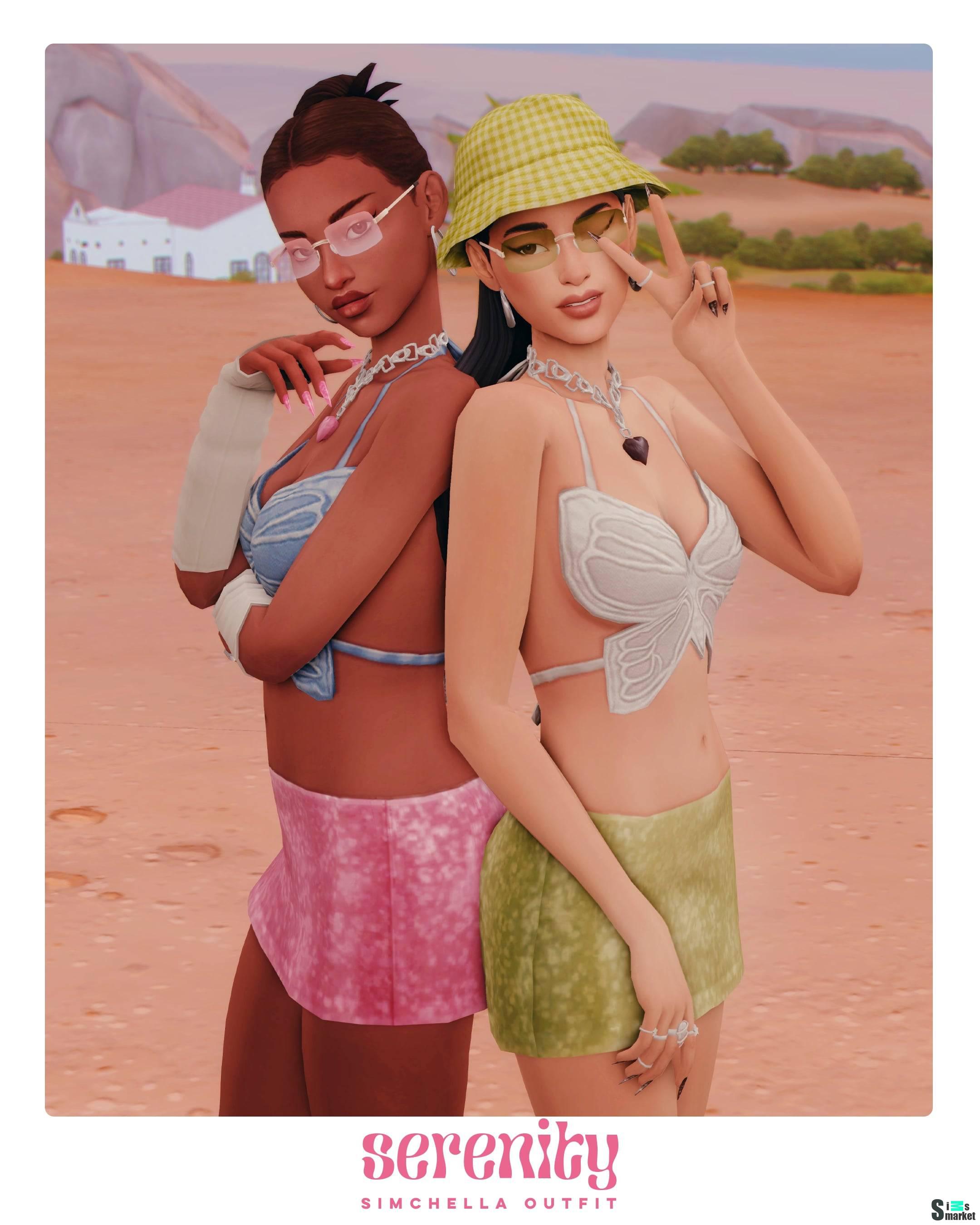 Сет для симочек "Simchella Outfit" для Симс 4 для Симс 4. Скачать мод Сет для симочек "Simchella Outfit" для Симс 4 для Симс 4. Скачать мод