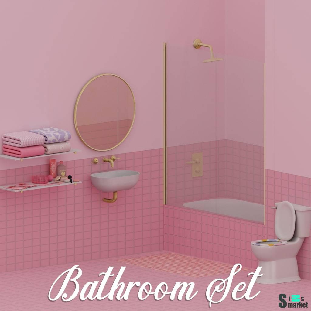 Сет для ванной комнаты "Bathroom Set" для Симс 4 для Симс 4. Скачать мод