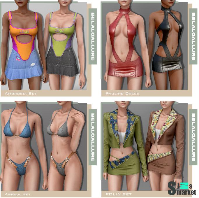 Сет It girl для Симс 4. Скачать мод