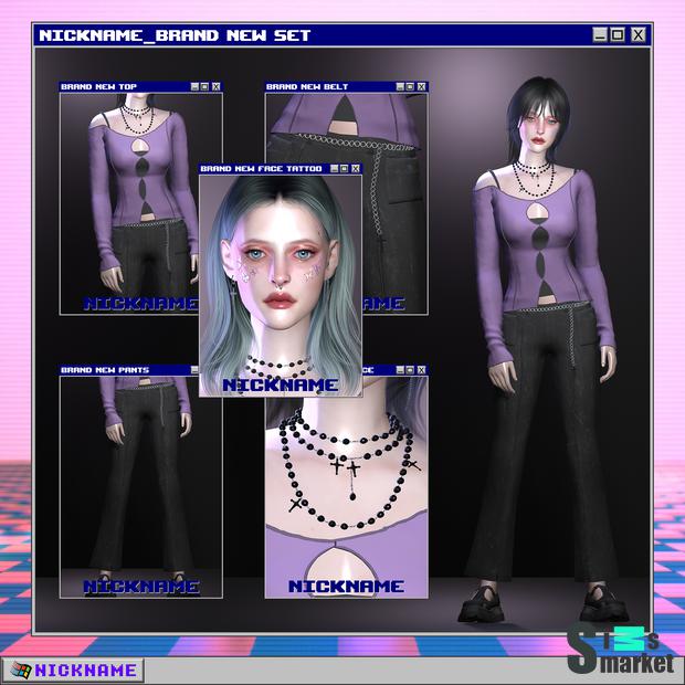 сет от nickname_sims4 для Симс 4. Скачать мод