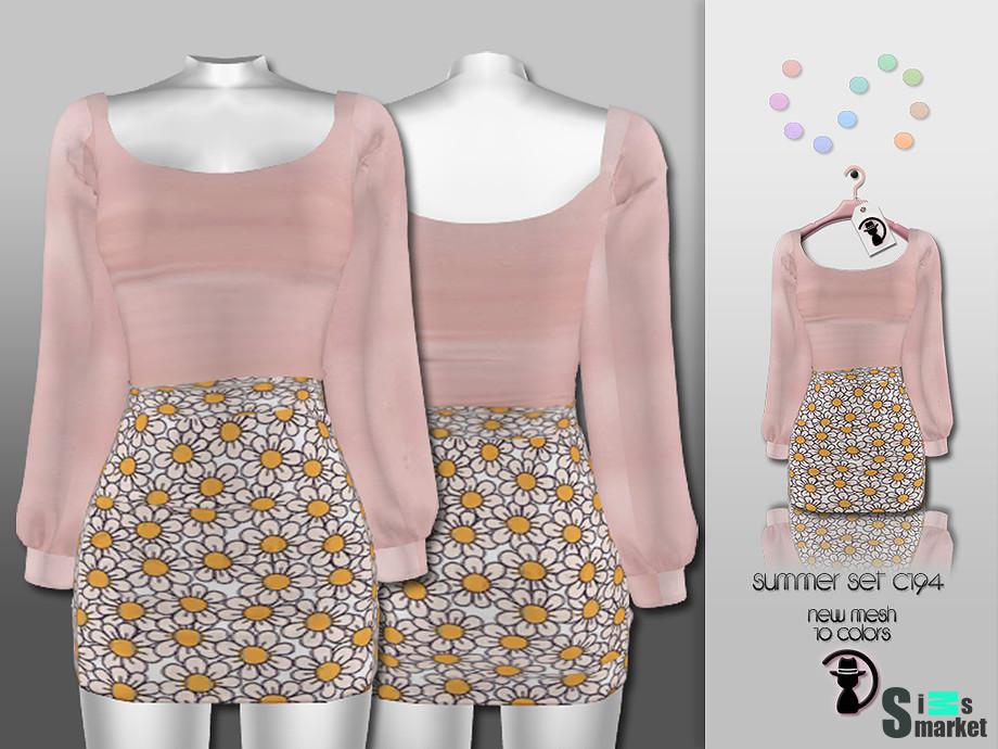 Сет Summer by turksimmer  для Симс 4. Скачать мод