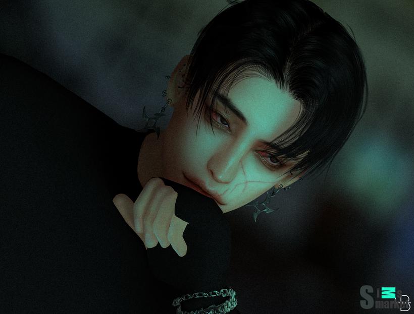 [SIMS4/TS4] MoooD Hair N.64 для Симс 4. Скачать мод