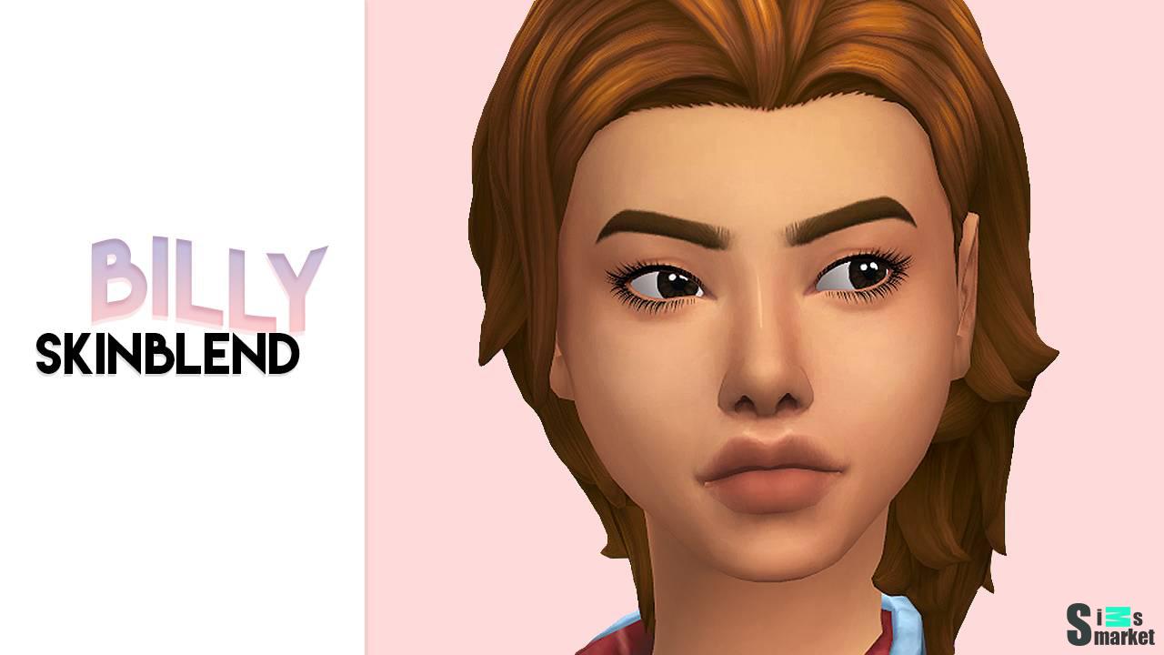 Скин лица "BILLY SKINBLEND" для Симс 4 для Симс 4. Скачать мод