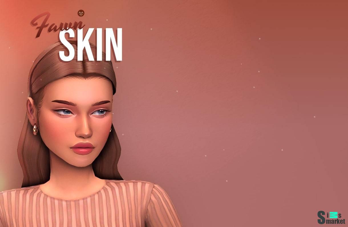 Скин лица "Fawn Skin Overlay" для Симс 4 для Симс 4. Скачать мод