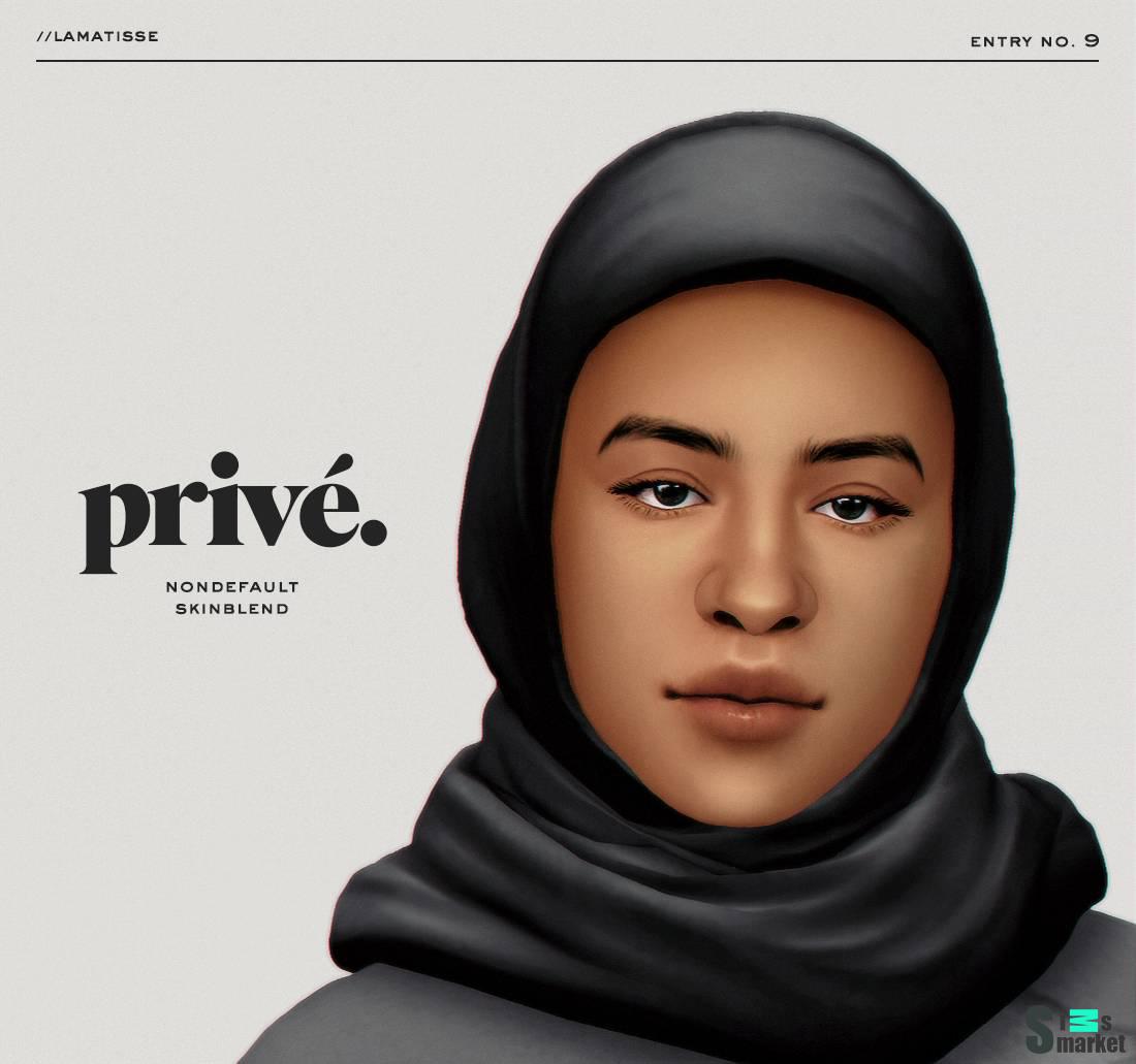 Скин лица "prive" для Симс 4 для Симс 4. Скачать мод