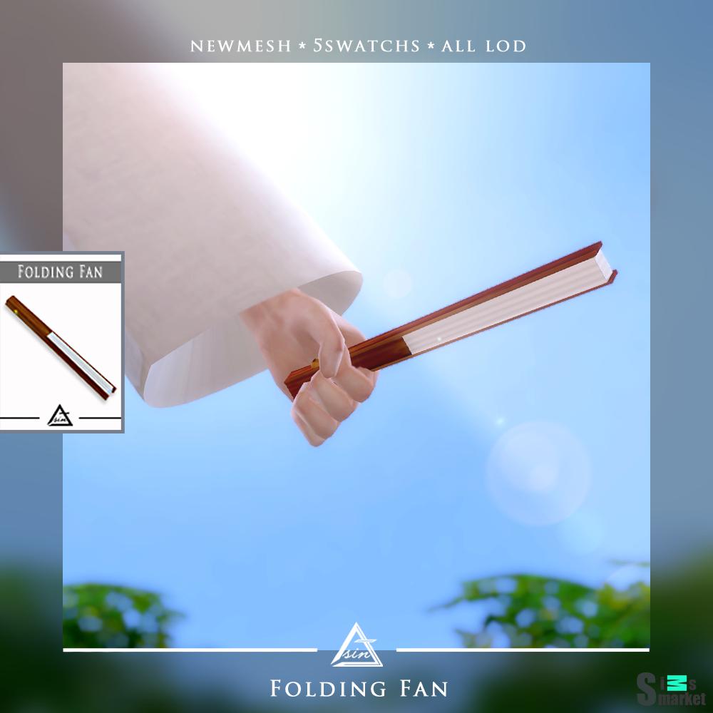 Складной веер для Симс 4. Скачать мод