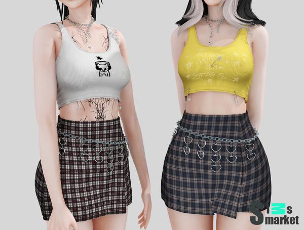 softly outfit by babyetears для Симс 4. Скачать мод