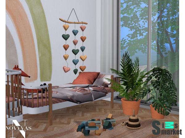 soleado bedroom by [novvvas] - the sims 4 для Симс 4. Скачать мод