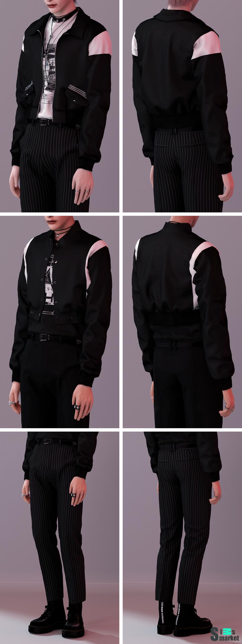 Spin Off Outfit Set by Rona  для Симс 4. Скачать мод