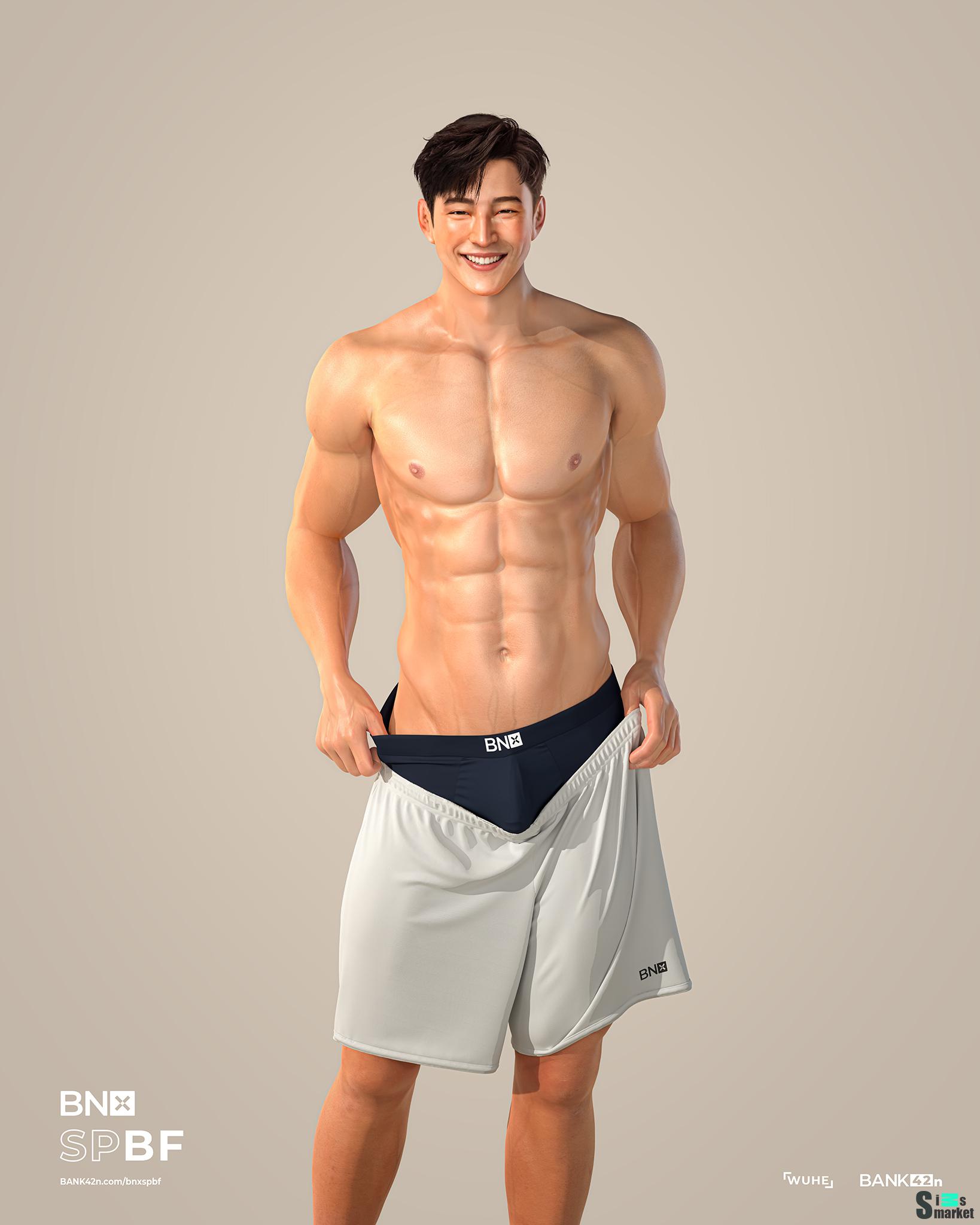 Sport fit brief by BANK42n для Симс 4. Скачать мод