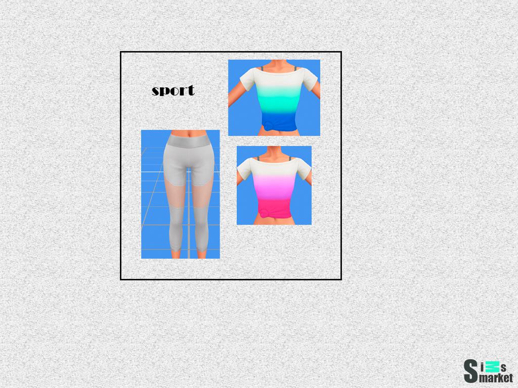 Спортивный костюм от sim.rik для Симс 4. Скачать мод