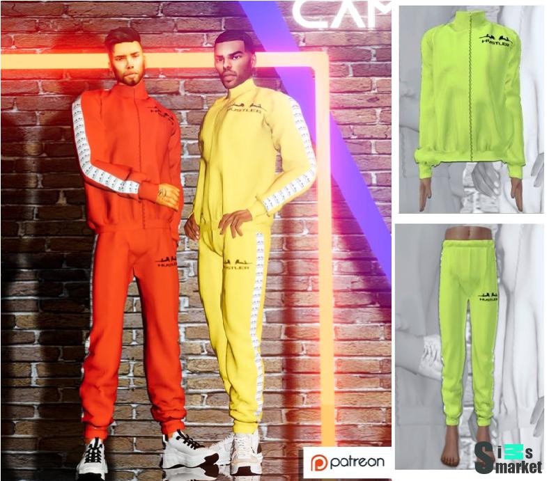 Спортивный Мужской Костюм для Симс 4. Скачать мод