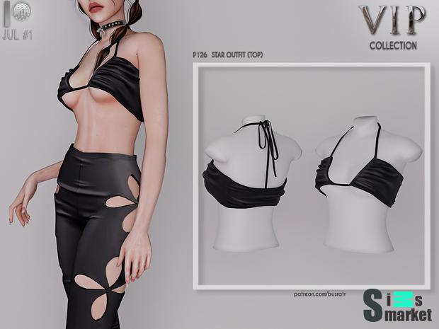 STAR OUTFIT P126 + P127 (JUL #1,2) для Симс 4. Скачать мод