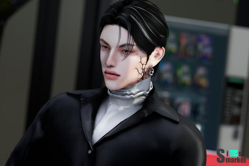 STILL CUT by MOOOD_HAIR для Симс 4. Скачать мод