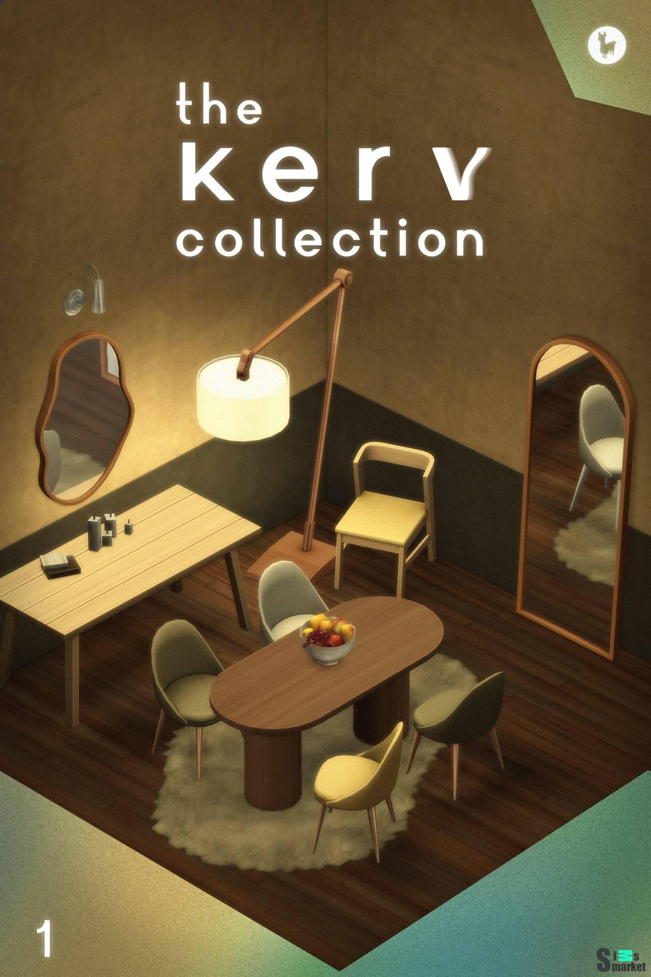 Столовая "The Kerv Collection - Part 1" для Симс 4 для Симс 4. Скачать мод