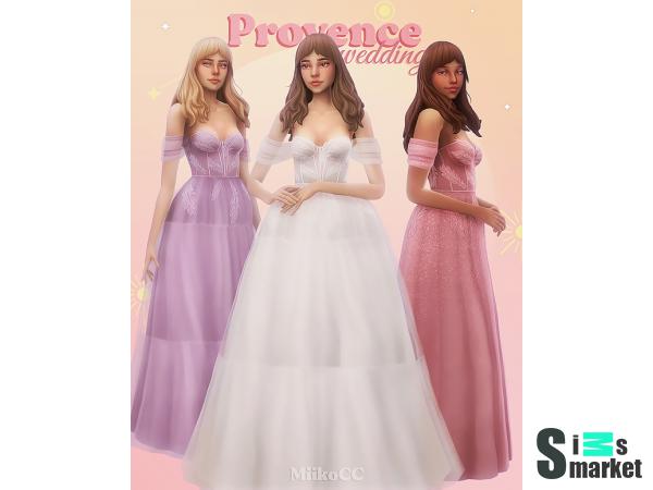Свадебный набор by miiko для Симс 4. Скачать мод