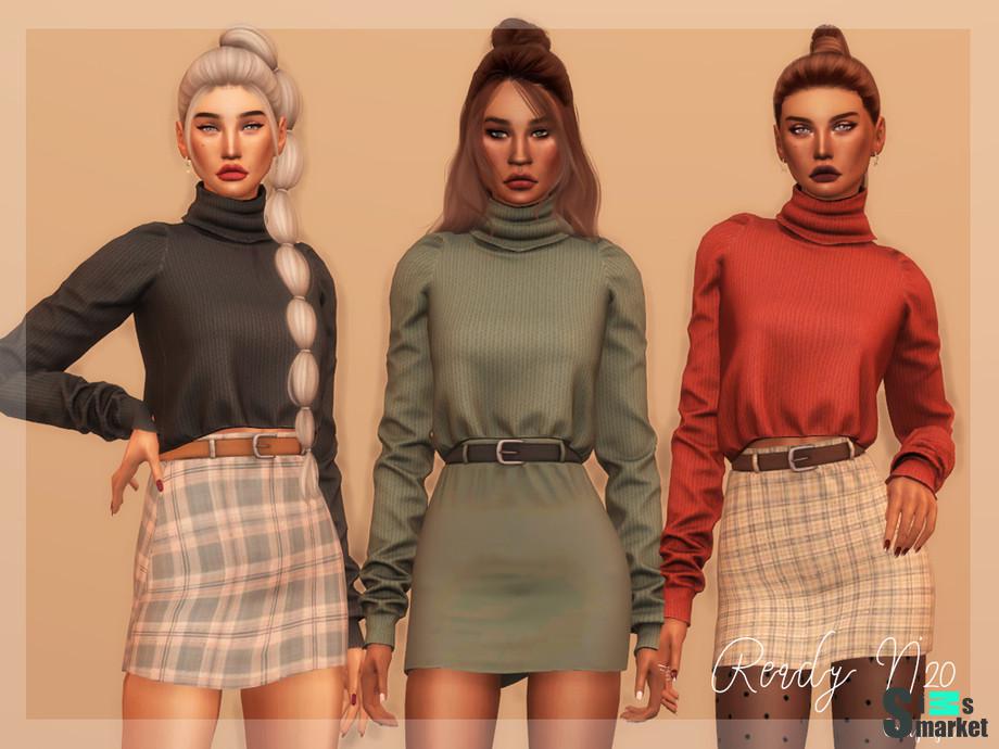 Свитер TP363 by laupipi для Симс 4. Скачать мод