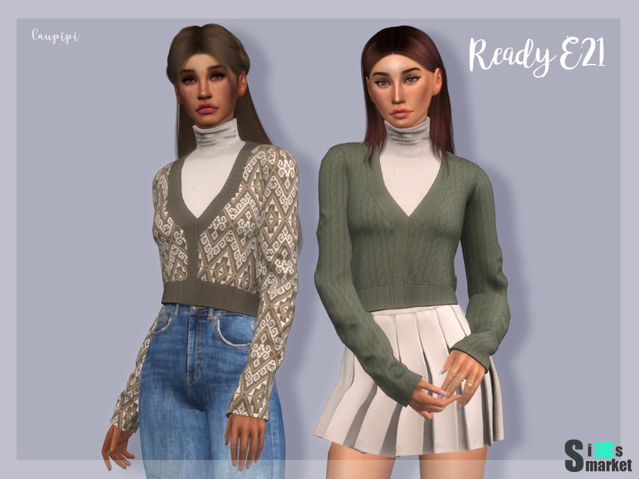 Свитер TP396 by laupipi для Симс 4. Скачать мод