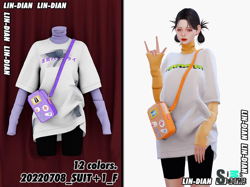 T-shirts and bags для Симс 4. Скачать мод